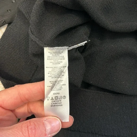 Loft sweater with sheer sleeves - Picture 6 of 6